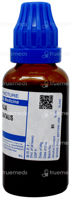 Sbl Thuja Occidentalis Q Mother Tincture 30Ml